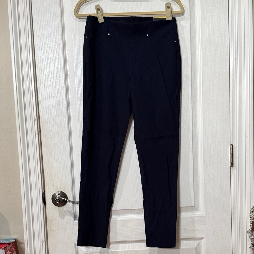 Rafaella both Navy and Black Women's Skinny slim ankle Pants NWT